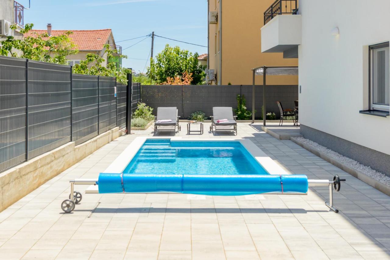 New, Private Heated Swimming Pool, Free Parking, Trogir Centar Exterior foto